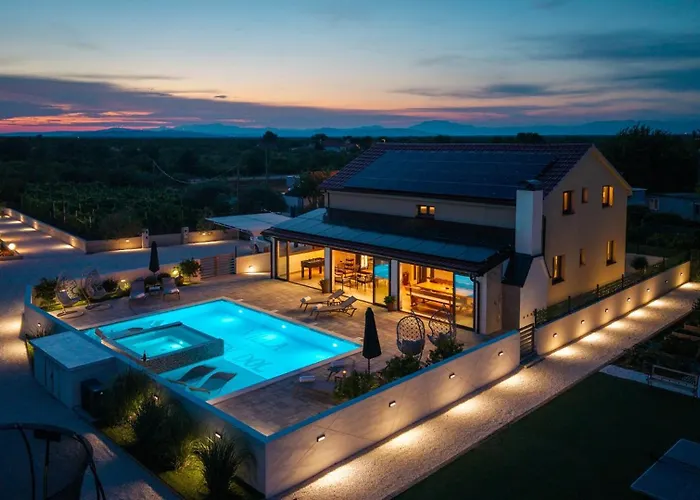 Luxury Villa Meden Dol With Heated Pool, Hot-Tub, 2 Saunas Skradin foto